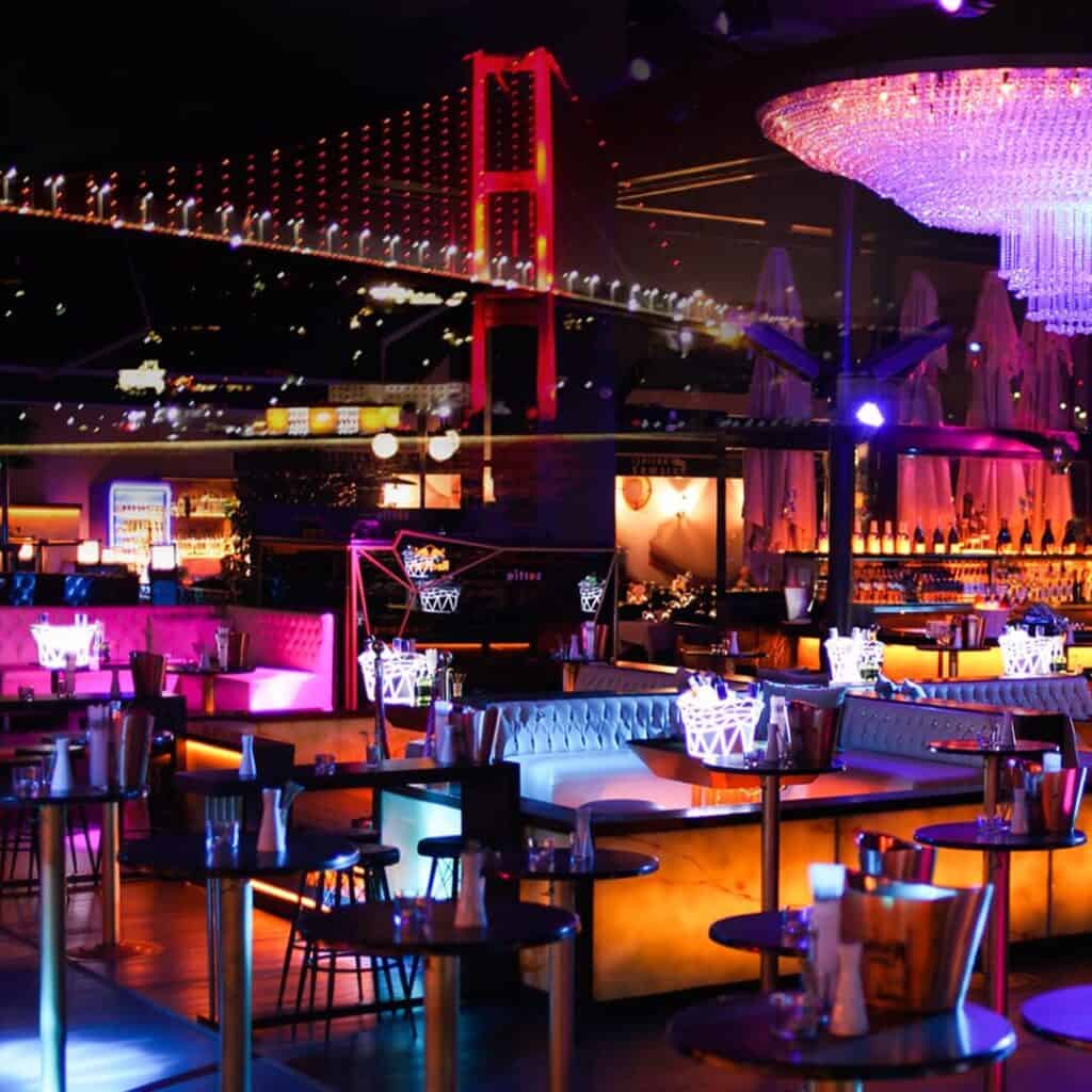 Sortie Club View in Ortaköy. Point is Istanbul Turkish Night